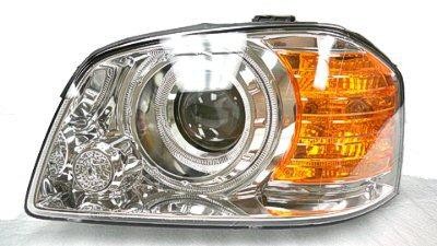 Left Headlamp assy composite low beam; includes park/signal lamps - KIA MAGENTIS 2003-2004