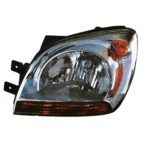 Left Headlamp assy composite To 3-24-08; Type 1 CAPA - KIA SPORTAGE 2005-2010