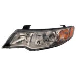 Left Headlamp assy composite KOUP; From 10-12-09 - KIA FORTE KOUP 2010-2013