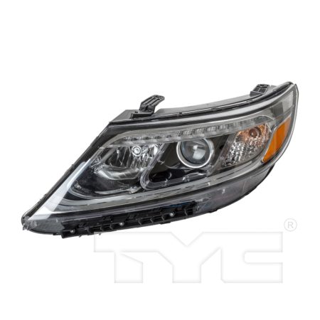 Left Headlamp assy composite EX|SX; Halogen; w/o Auto Level Control - KIA SORENTO 2014-2015