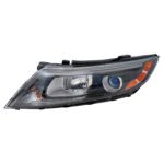 Left Headlamp Assy Composite Halogen; Usa Built; W/O Led Position Lamp - KIA OPTIMA 2014-2015