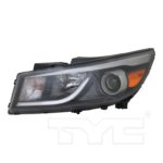Left Headlamp assy composite Halogen; w/o LED Driver Running Lamp - KIA SEDONA 2015-2018