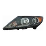 Left Headlamp assy composite w/o LED Accent Light - KIA SPORTAGE 2013-2016