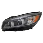 Left Headlamp assy composite Halogen; w/o LED Accent Light - KIA SORENTO 2016-2018