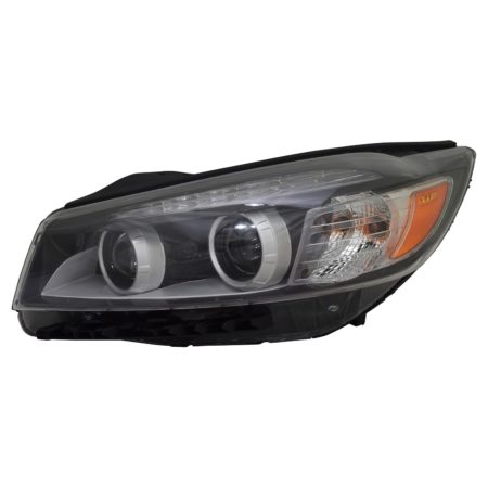 Left Headlamp assy composite Halogen; w/LED Accent Light - KIA SORENTO 2016-2018