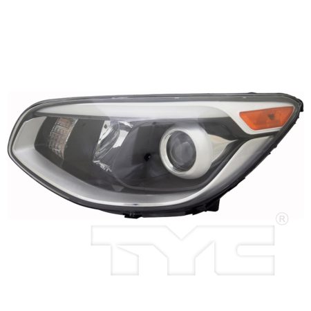 Left Headlamp assy composite Halogen; Projector Type - KIA SOUL 2017-2019