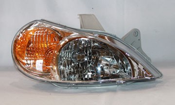 Right Headlamp assy composite includes park/signal/marker lamps; 4dr hatchback; Cinco - KIA RIO 2002-2002