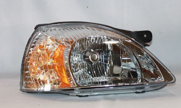 Right Headlamp assy composite includes park/signal/marker lamps; 4dr sedan/4dr hatchback; Cinco - KIA RIO 2003-2005