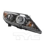 Right Headlamp assy composite SX; Halogen; w/LED Driving Lamps - KIA SPORTAGE 2011-2012