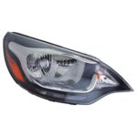 Right Headlamp assy composite EX|LX; Sedan; w/o LED Position Lamp CAPA - KIA RIO 2012-2017