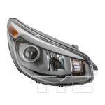 Right Headlamp assy composite Halogen; Projector Lens - KIA SOUL 2014-2016