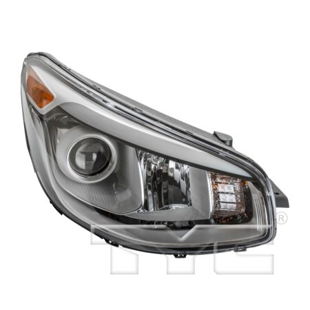 Right Headlamp assy composite Halogen; Projector Lens - KIA SOUL 2014-2016