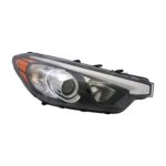 Right Headlamp Assy Composite Sedan; Halogen; W/O Led Position Lamp