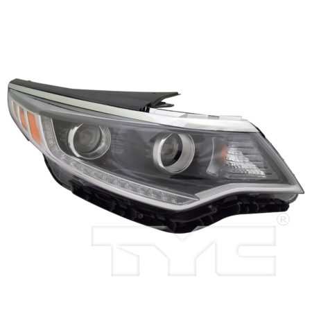 Right Headlamp assy composite Halogen; w/Daytime Running Light - KIA OPTIMA 2016-2017