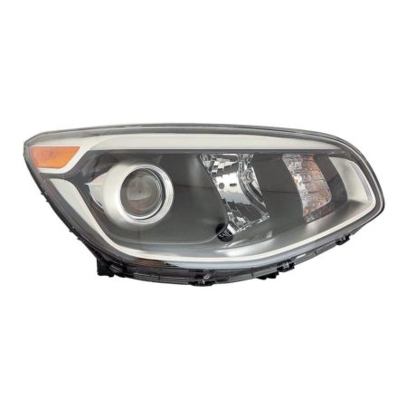 Right Headlamp assy composite Halogen; Projector Type - KIA SOUL 2017-2019