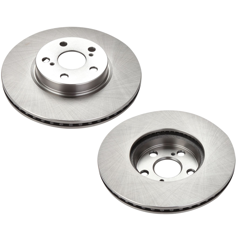 A-Premium Front Disc Brake Rotors Set - Fits Toyota Corolla 2009-2019, Matrix, Scion XD, Pontiac Vibe | Vented | 275mm Diameter | Set Of 2
