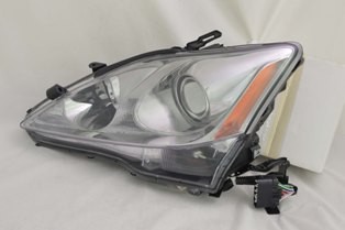Left Headlamp assy composite w/auto leveling lamps - LEXUS IS250 2006-2008