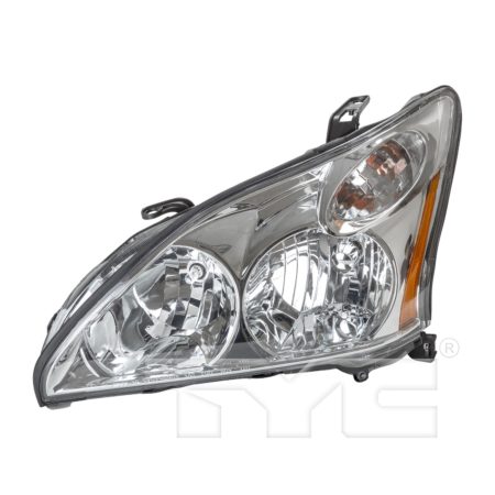 Left Headlamp assy composite Halogen; USA Built - LEXUS RX330 2004-2006