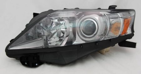 Left Headlamp assy composite Halogen; Type 1; Canada Built; Chrome Bezel - LEXUS RX350 2010-2012