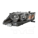 Left Headlamp assy composite Halogen; Type 2; Canada Built; Black Bezel - LEXUS RX350 2012-2012