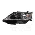 Left Headlamp assy composite Halogen; Canada Built - LEXUS RX350 2013-2015
