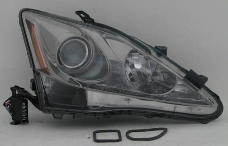 Right Headlamp assy composite w/o auto leveling lamps - LEXUS IS250 2006-2008
