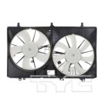 Radiator cooling fan assy Motor/Blade/Shroud Dual Fan Assy; w/o Module - LEXUS RX450h 2010-2015