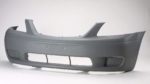 Front bumper cover DX; black - MAZDA MPV 2000-2001