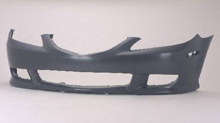 Front bumper cover except Mazdaspeed; Sport type; w/spoiler; prime - MAZDA 6 2003-2005