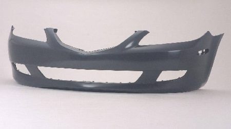Front bumper cover except Mazdaspeed; standard type; w/o spoiler; prime - MAZDA 6 2003-2005