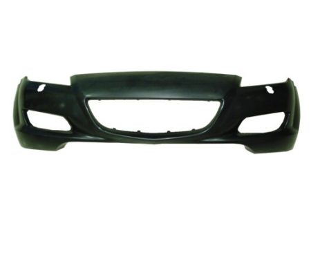 Front bumper cover w/headlamp washers; prime - MAZDA RX-8 2004-2008