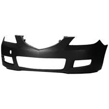 Front Bumper Cover Sedan; Standard Type; W/Textured Lower Lip; Primed - MAZDA 3 2007-2009