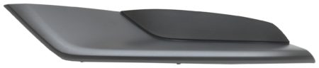 Left Front bumper insert Sedan; Japan Built; Fog Lamp Opening Cover; Matte Black - MAZDA 3 2019-2022