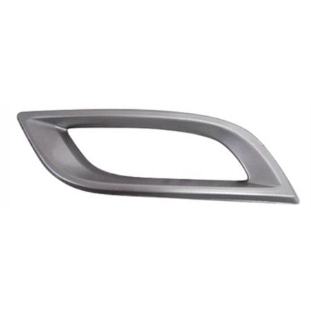 Right Front bumper insert 2.5L; M/T; Fog Lamp Bezel - MAZDA 3 2010-2011