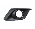 Right Front Bumper Insert Fog Lamp Bezel; W/Fog Lamps; Ptm - MAZDA 3 2014-2016