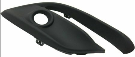 Right Front Bumper Insert Fog Lamp Bezel; Mexico Built; W/Fog Lamps - MAZDA 3 2017-2018