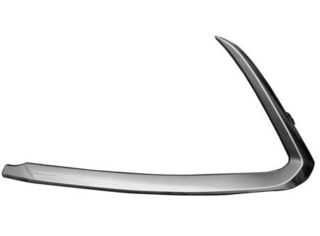 Left Front Bumper Molding Outer; Chrome - MAZDA CX-9 2016-2022