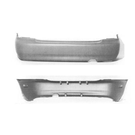 Rear bumper cover 4dr sedan; prime - MAZDA PROTEGE 1996-1998