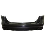 Rear bumper cover w/Textured Lower; w/o Parking Sensor; prime - MAZDA 5 2012-2017