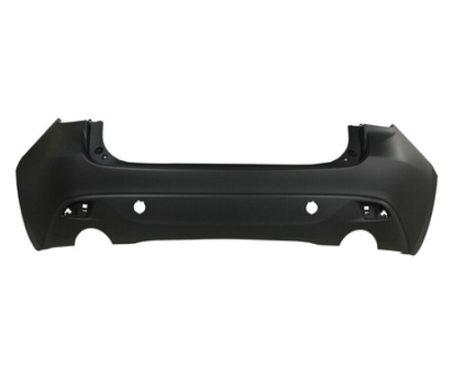 Rear Bumper Cover H/B; Primed - MAZDA 3 2014-2016