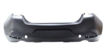Rear Bumper Cover Sedan; W/O Parking Sensors; Primed - MAZDA 3 2019-2022