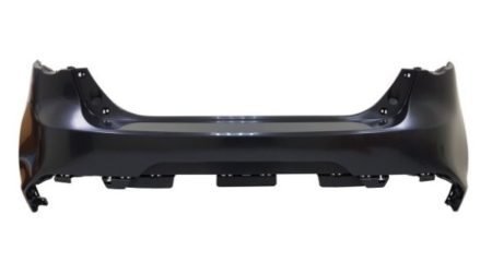 Rear Bumper Cover H/B; W/O Parking Sensors; Primed - MAZDA 3 2019-2021