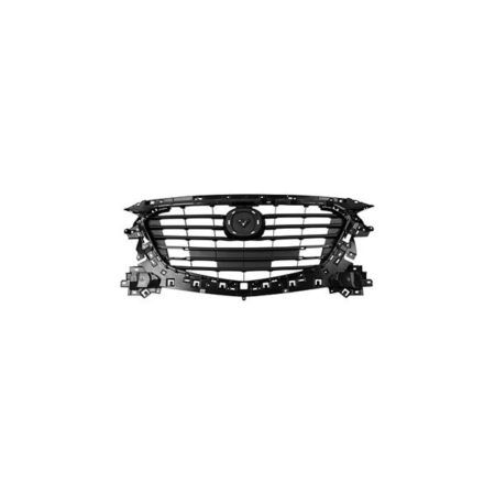 Grille assy H/B; Mexico Built; Matte Black - MAZDA 3 2017-2018