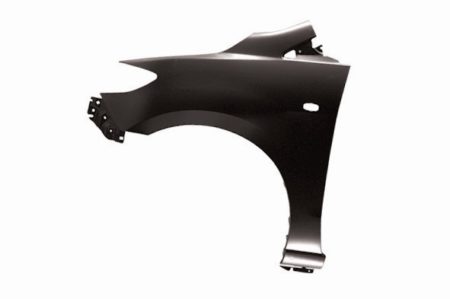 Left Front fender assy w/o Signal Lamp Hole; w/Rocker Mldgs - MAZDA 5 2006-2009