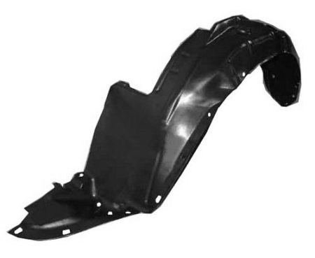 Left Front fender inner panel fender liner; 4dr sedan; w/o side repeater lamps - MAZDA PROTEGE 2001-2003