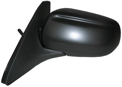 Left Mirror outside rear view non-heated power remote; w/textured cap; black; w/2 speakers - MAZDA PROTEGE 1999-2003
