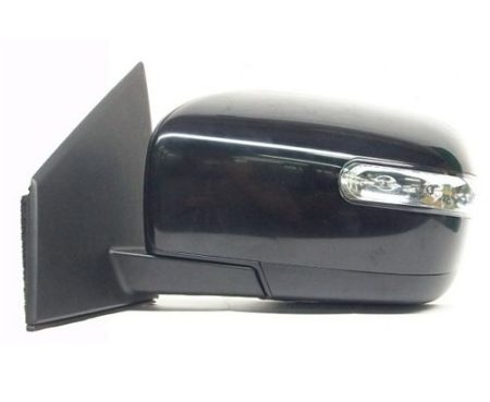 Left Mirror outside rear view Power; w/Defogger; w/Signal Lamp; Brilliant Black (Code A3F); PTM - MAZDA CX-9 2007-2009