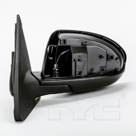 Left Mirror outside rear view Power; Non-Heated; w/o Signal Lamp; w/o BSD; w/Cover; PTM - MAZDA 3 2010-2013