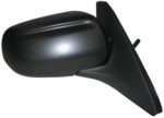 Right Mirror outside rear view non-heated power remote; w/textured cap; black - MAZDA PROTEGE 1999-2003