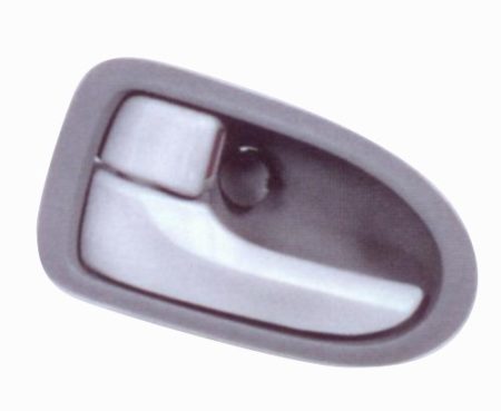 Left Front door handle inside bright; w/gray - MAZDA MPV 2000-2003